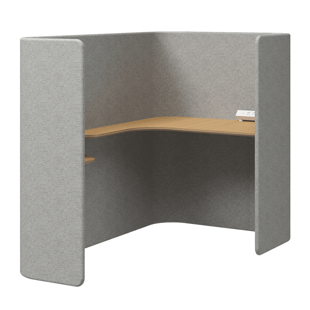 N-PLACE FREESTANDING DESK HIGH SCREEN